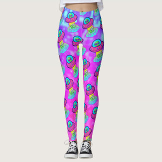 Legging Kawaii Uchuu Kei Cute Ufo