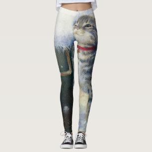 Legging Kitten no Boot do Papai noel