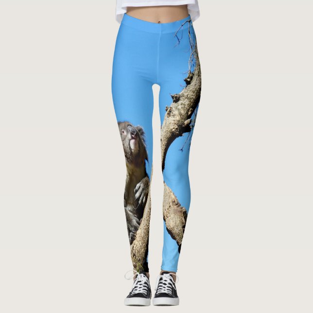 Legging Koala Tem Tempo Para Refletir Sobre A Vida, (Frente)