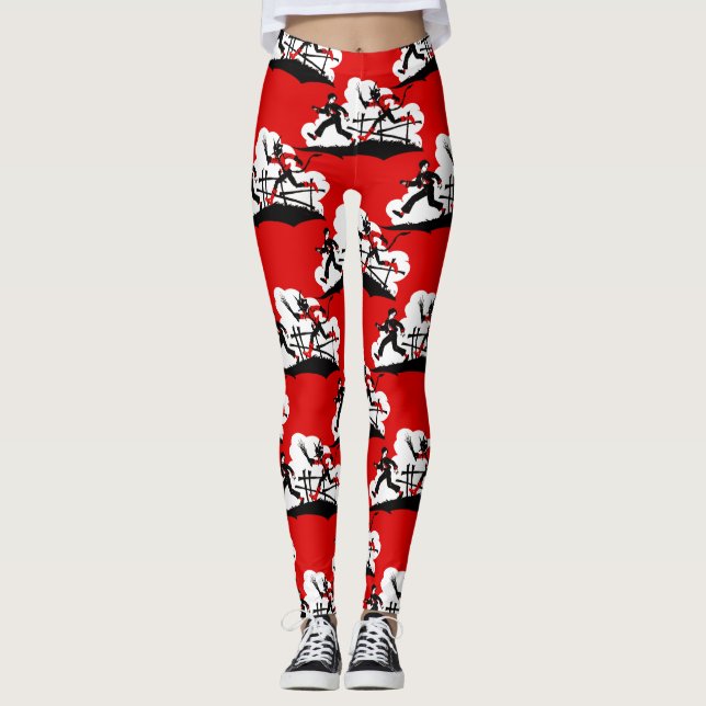 Legging krampus de natal (Frente)