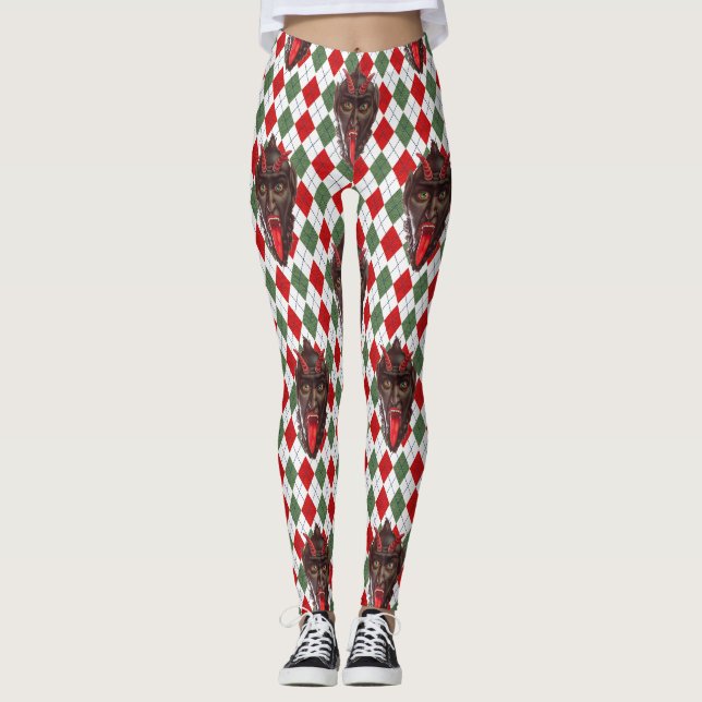 Legging Kristmas de natal xadrez (Frente)