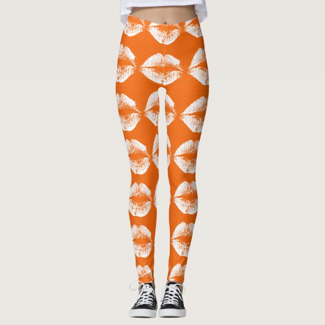 Legging Lábios brancos nº 23 (Frente)