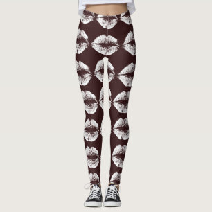 Legging Lábios brancos nº 25