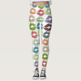 Legging Lábios Coloridos Elegantes #16