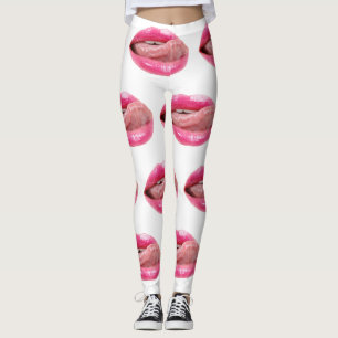 Legging Lábios femininas