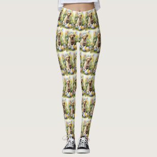 Legging Labrador com Ovos de Páscoa