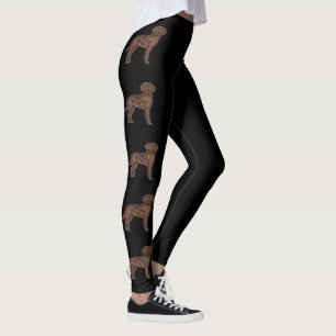 Legging Labrador Retriever Marrom Chocolate Cachorros Fofo