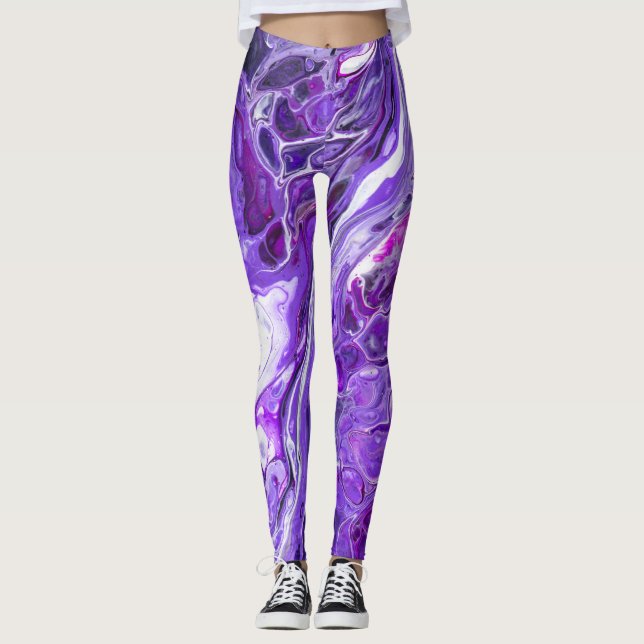 Legging Lace Agate 7 - Roxo ultra violeta (Frente)
