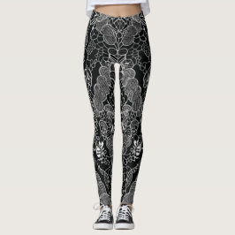 Legging Lace Floral Harmony