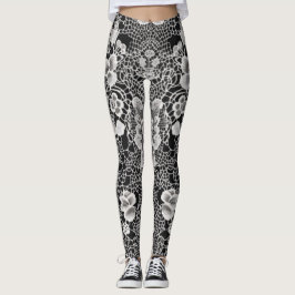 Legging Lace Floral Harmony