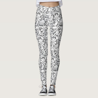 Legging Laço em caneleiras cinzentas