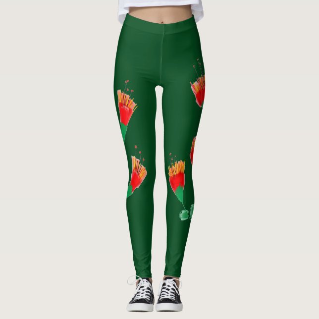 Legging Ladiesp Verde Florestal (Frente)