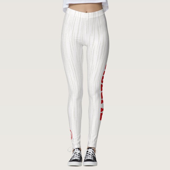 Legging Lado Do sacudir Para Os Skateboarders Reais (Frente)