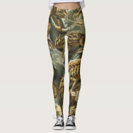 Legging Lagartos por Ernst Haeckel Lacertília Animal Vinta