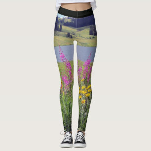 Legging Lago Vaughn nas horas de verão