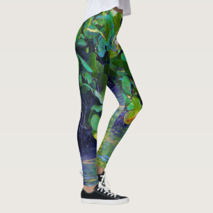 Legging Laguna de Mangrove com Uvas do Mar