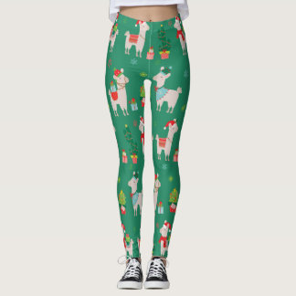 Legging Lamas do Natal