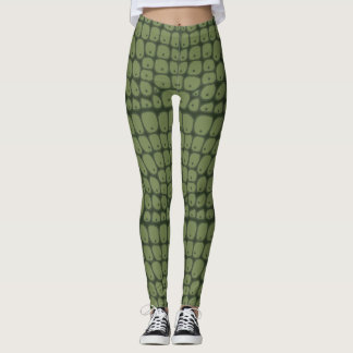 Legging Lança codrilo de mujer de impressão animal