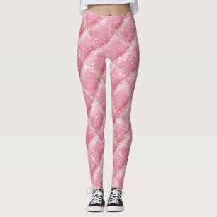 Legging Lantejoulas Rosa Glam Harlequim