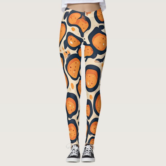 Legging laranja (Frente)