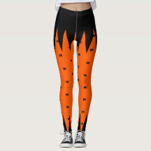 Laranja Preto Personalizado Feliz Halloween
