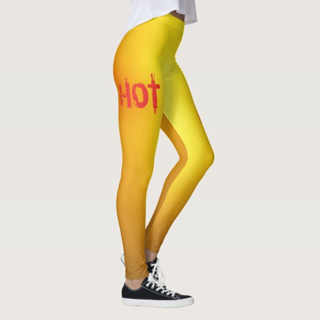 Legging Laranja quente. (Direita)