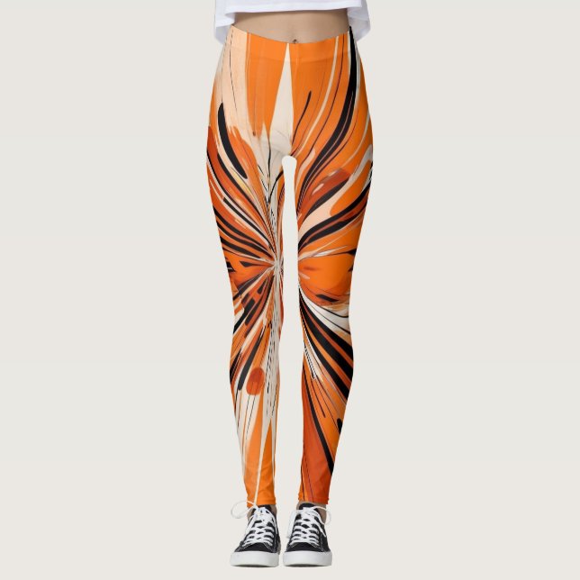 Legging Laranja vibrante (Frente)