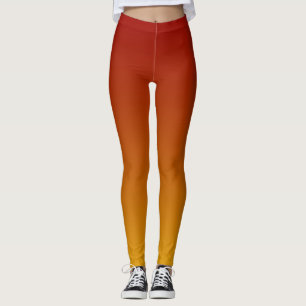 Legging Laranja Yellow Ombre Sunset