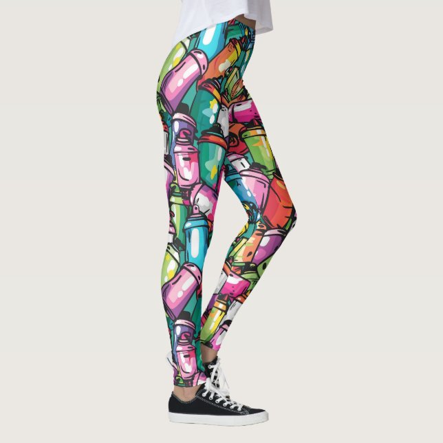 Legging latas de spray de grafite (Direita)