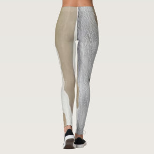 Legging Latido de árvore de sícamore natural