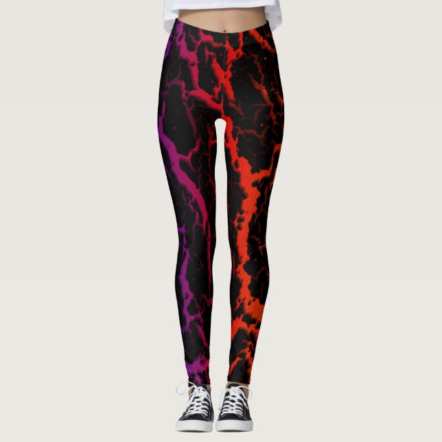 Legging Lava Espacial Rachada - Calor PBROY (Frente)