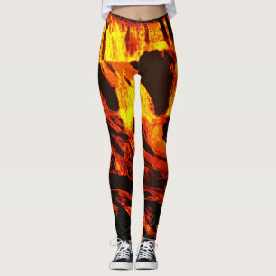 Legging Lava Vermelha Quente