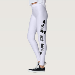 Legging Lavanda Borboleta Personalizada Nome