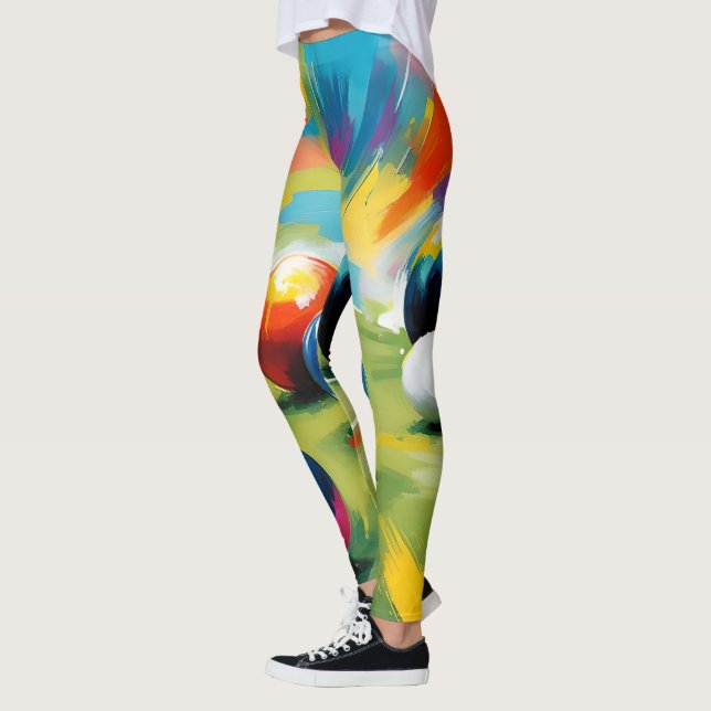 Legging Lawn Bowls Colorido,  (Esquerda)