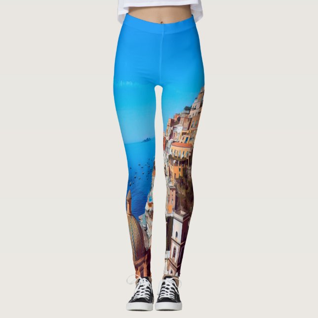 Legging ldp POSITANO - Costa Amalfi - Panorama (Frente)