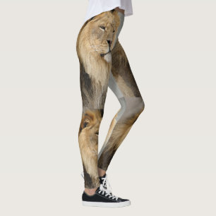 Legging Leão da Vida Selvagem