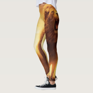 Legging Leão de Judah - Jah Rasta - caneleiras da ioga do