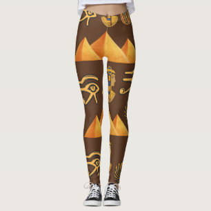 Legging Legado de Faraó: Antigos Padrões Egípcios