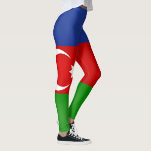 Legging Legal bandeira do Azerbaijão