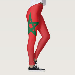 Legging Legal bandeira marroquina