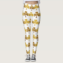 Legging Legal e Dourado Dia dos Patrícios do Shamrock Irla
