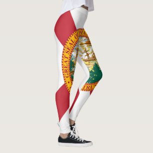 Legging Legal Estado De Bandeira Da Flórida