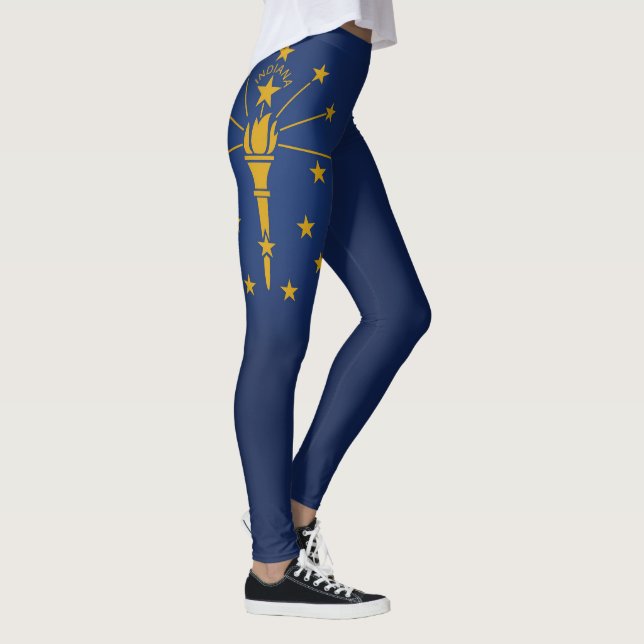 Legging Legal Estado De Indiana Flag Fashion (Direita)