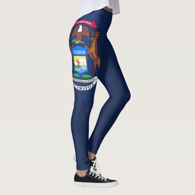 Legging Legal Estado De Michigan Flag Fashion (Direita)
