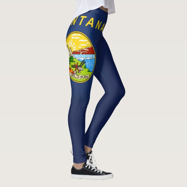 Legging Legal Estado De Montana Flag Fashion (Direita)