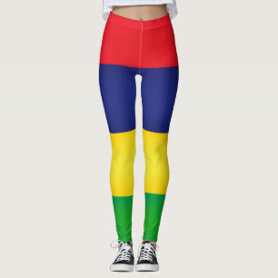 Legging Legal Moda de Bandeira da Maurícia