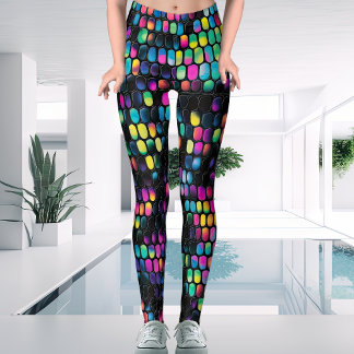 Legging Legal tendência Válida de Várias Coloridas com Mul