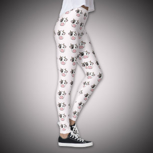 Legging Legenda cor-de-rosa-vaca