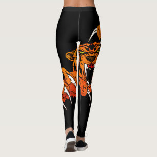 Legging Legenda de baseball de futebol desportivo de Tigre