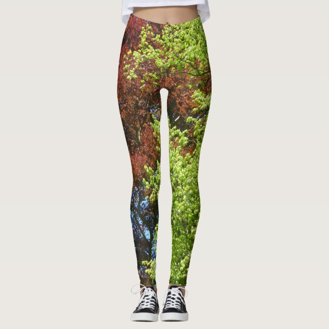 Legging Legenda de Fecho Verde e Cobre (Frente)